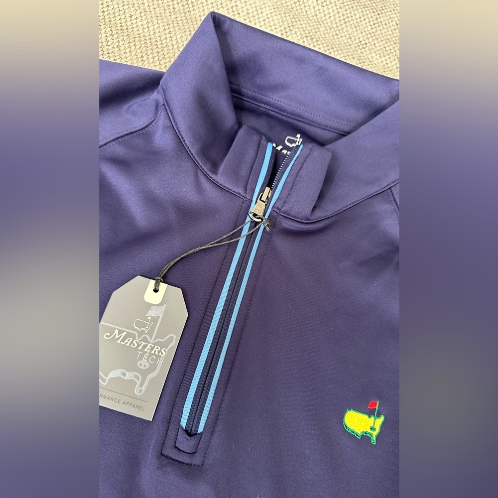 Navy Blue Master’s Tech Quarter-Zip Pullover- MEN’S